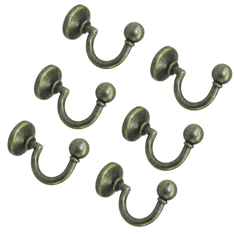 

MagiDeal 6Pcs Cloth Coat Towel Hangers Door Keys Wall Kitchen Bathroom Hooks #31