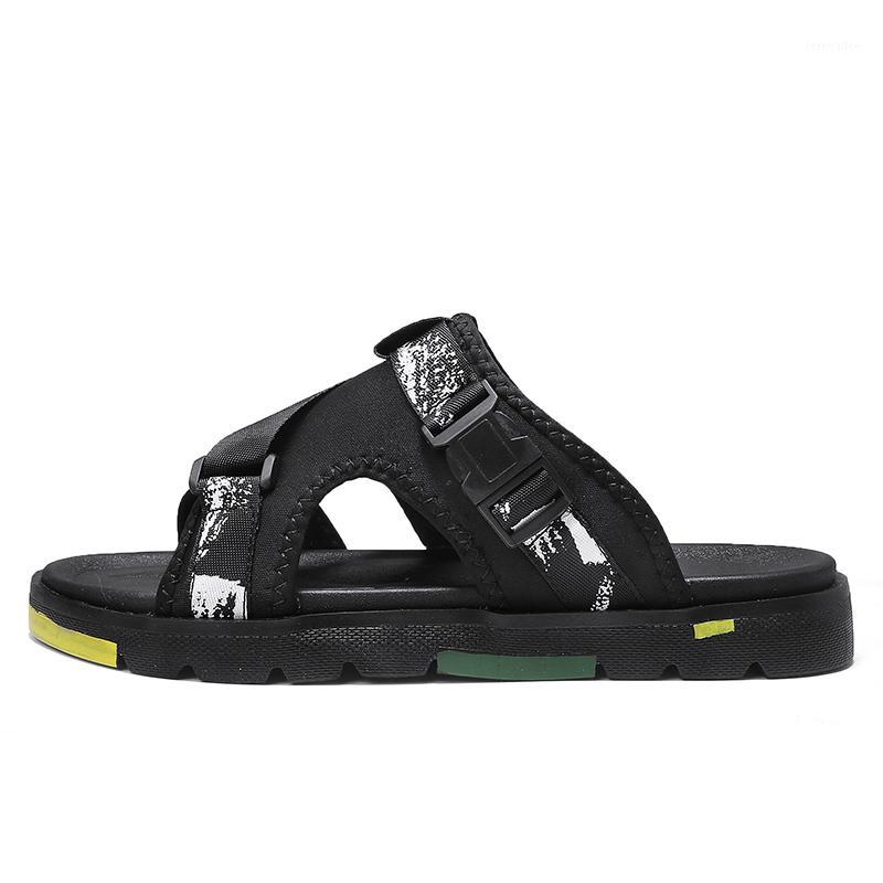 

summer roman for male sandalias sandals-men sandalet sandal sandles erkek work playa outdoor gladiator zandalias romanas slide1, Black
