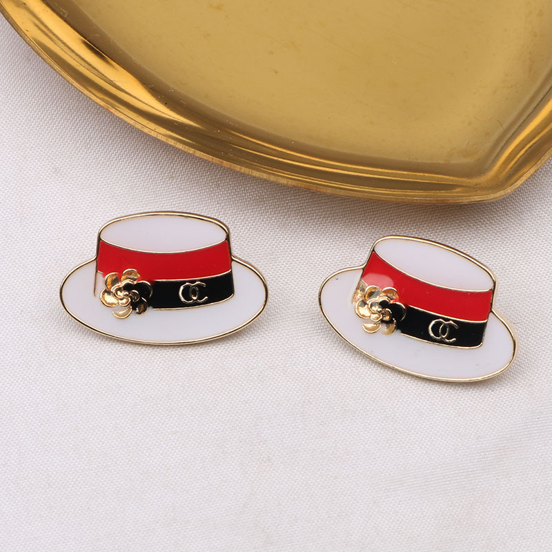 

19Style 18K Gold Plated Luxury Brand Designers Letters Stud Clip Chain Geometric Famous Women 925 Silver Crystal Rhinestone Pearl Earring Wedding Party Jewerlry