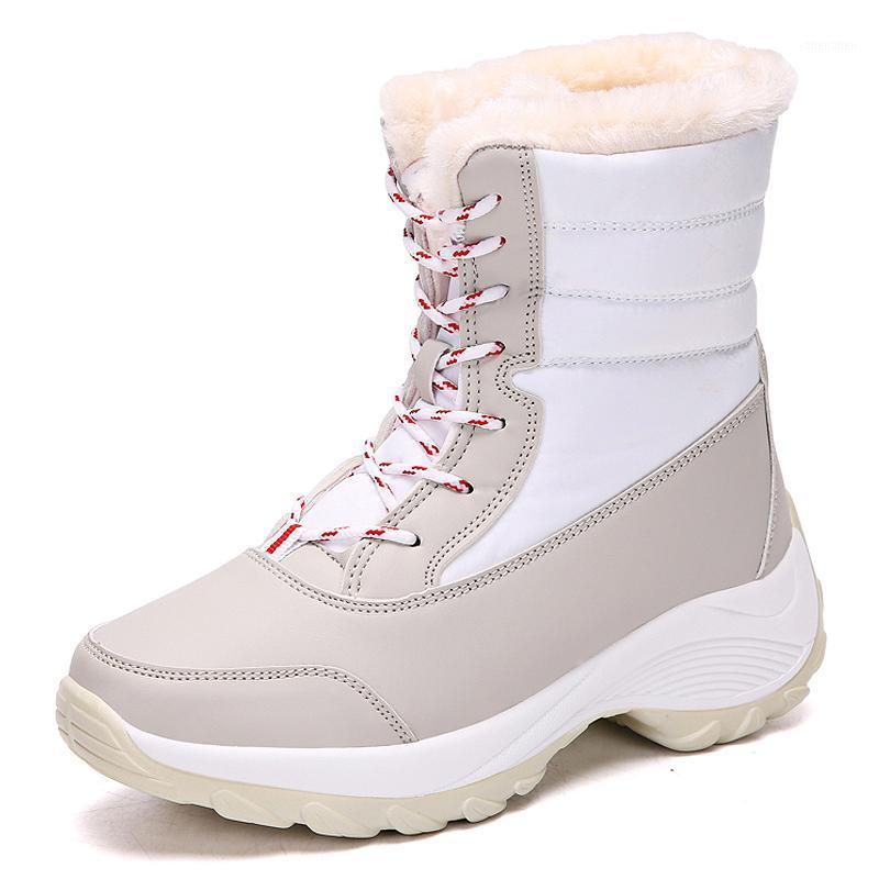 

Boots Women Winter Comfort Snow 2021 Warmth Female Outdoor Quality Plush Botas Large Size Women's Shoes1, Red