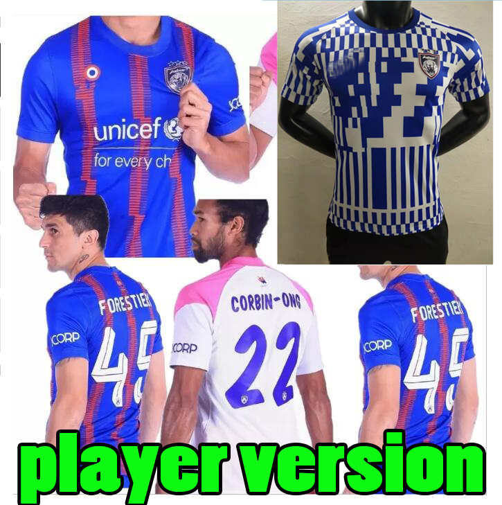 

New 2022 2023 johorsoutherntigers soccer jersey SAFIQ LEANDRO MAURICIO SAFAWI.R 22 23 Johor Darul Ta'zim home away football shirts player version, 22/23;home
