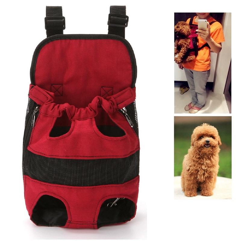 

Pet Dog Carrier Backpack Red Color Outdoor Travel Products Breathable Shoulder Handle Bags for Small Dog Cats Chihuahua