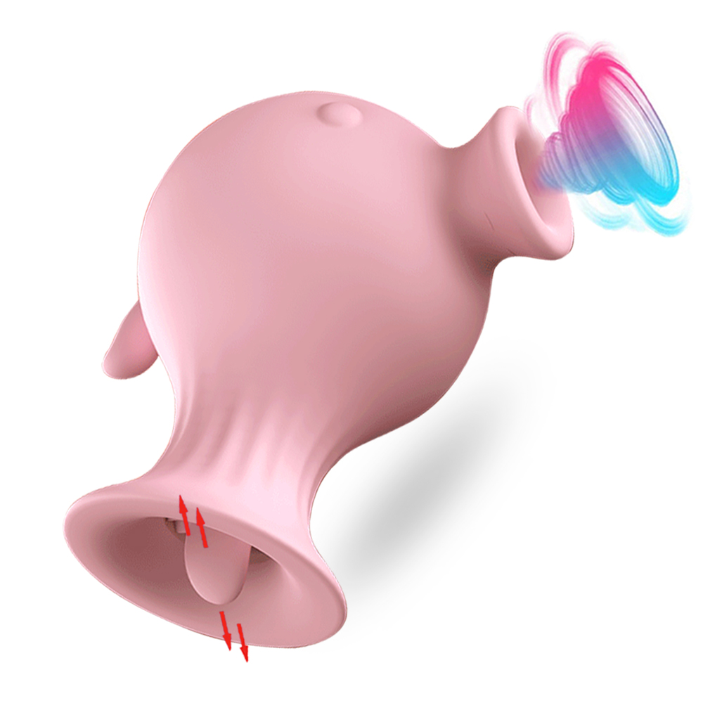 Powerful Clit Sucker Vibrator For Women Nipple Clitoris Stimulator Oral Tongue Licking Blowjob Sex Toys Erotic Goods For Adults-image-754623459