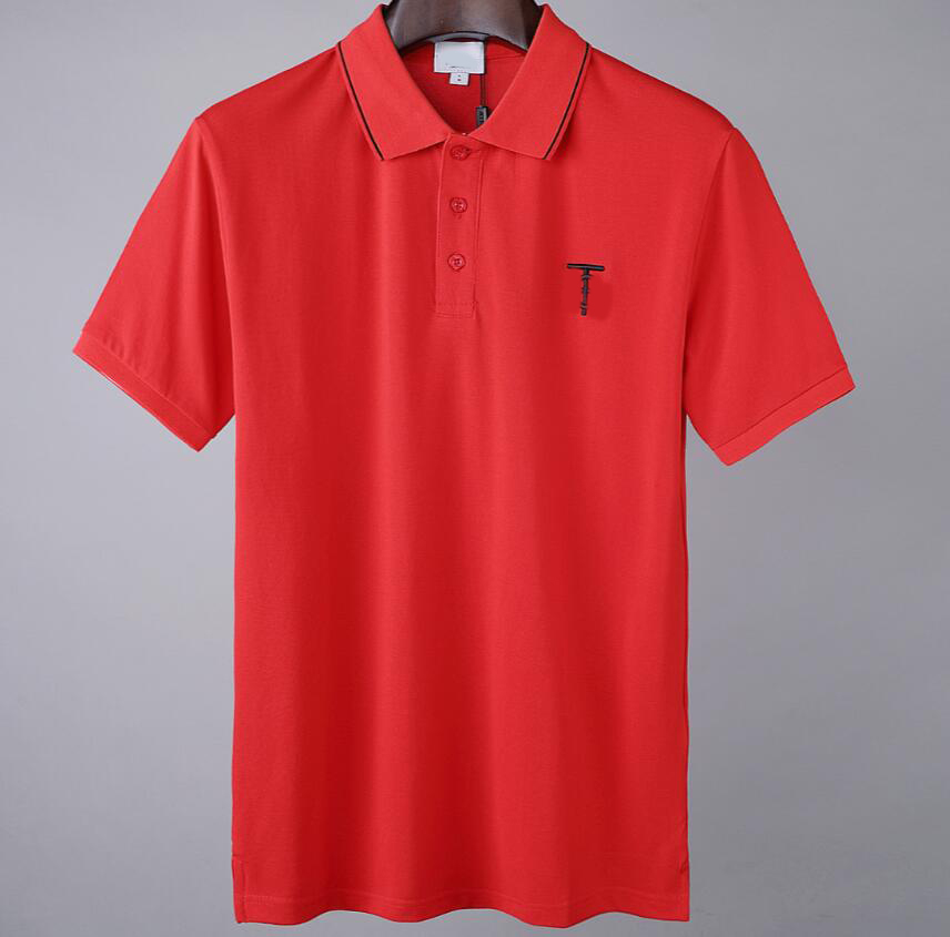 

italy spring summer mens polo shirt shorts sleeve tee designer polos tshirt lapel 22ss men garter letters little bee printing clothing #0015 D1NH, White