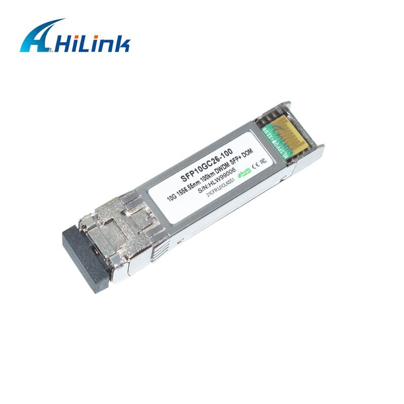 

Free Shipping 10G DWDM SFP+ 100KM CH17~61 1556.55nm Fiber Optic Module