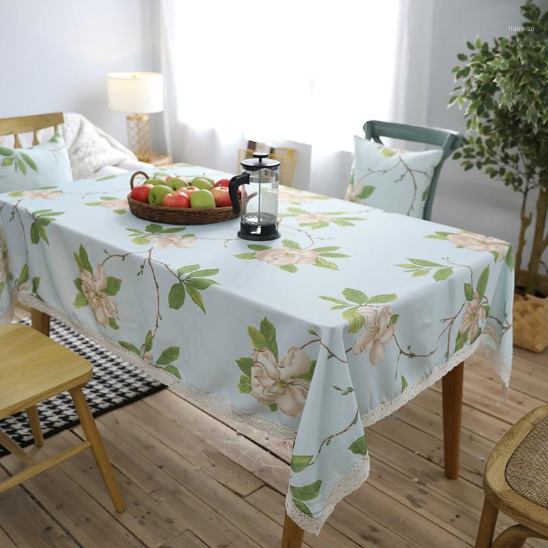 

New Cotton Linen Table Cloth Waterproof Table Cover Oil-proof No-clean Tablecloths Simple Mat Custom1, 419649