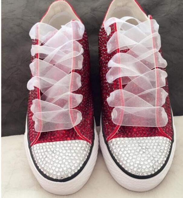 

2020 Creative 19 New Classic Strass Shoe Canvas Wedding Shoes Custom Birthday Present Cfmd