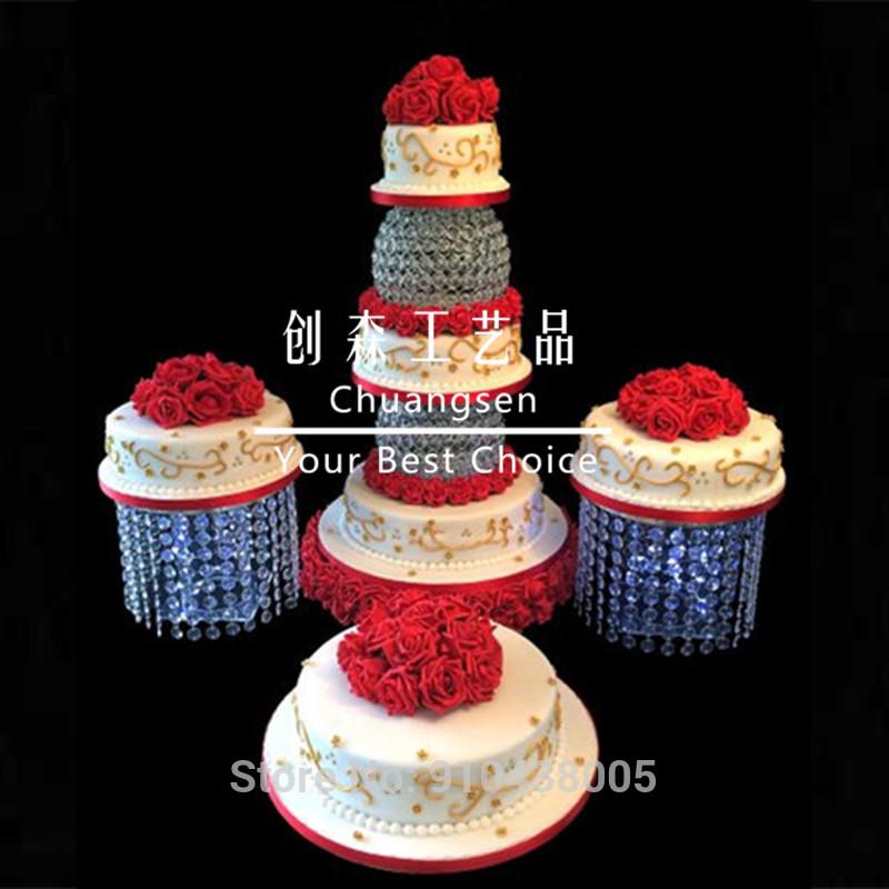 

Other Festive & Party Supplies Bling Acrylic Wedding Cake Stand,perfect Stand Centerpiece With Hanging Bead , Style Holder For Holiday