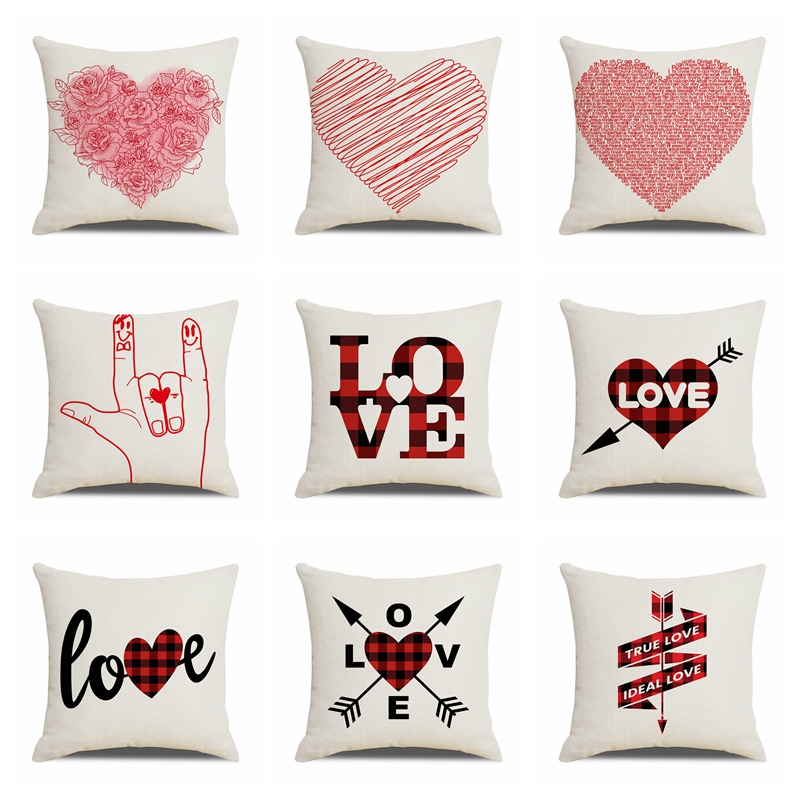 heart shaped pillow case