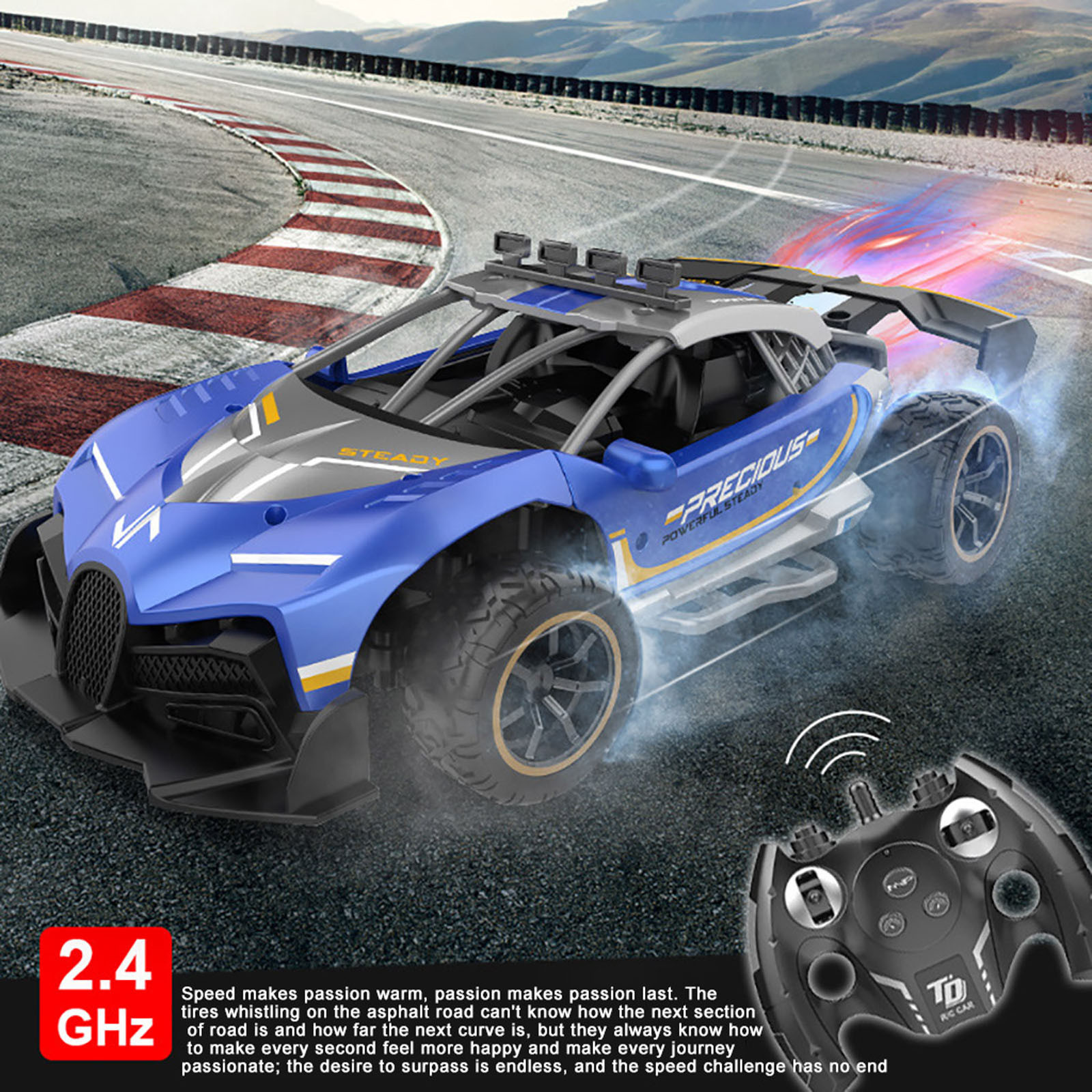 

RC Car 1/12 4WD Remote Control Vehicle 2.4Ghz Electric Alloy Buggy Off-Road RC Car for kid toy gift Mini Rc Drift Driving