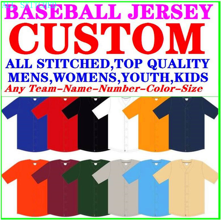 

Custom American football Jerseys For Mens Womens Youth Kids BASEBALL ICE HOCKEY BASKETBALL Color baseball soccer jersey woman US XXXL 4xl 5x, Black