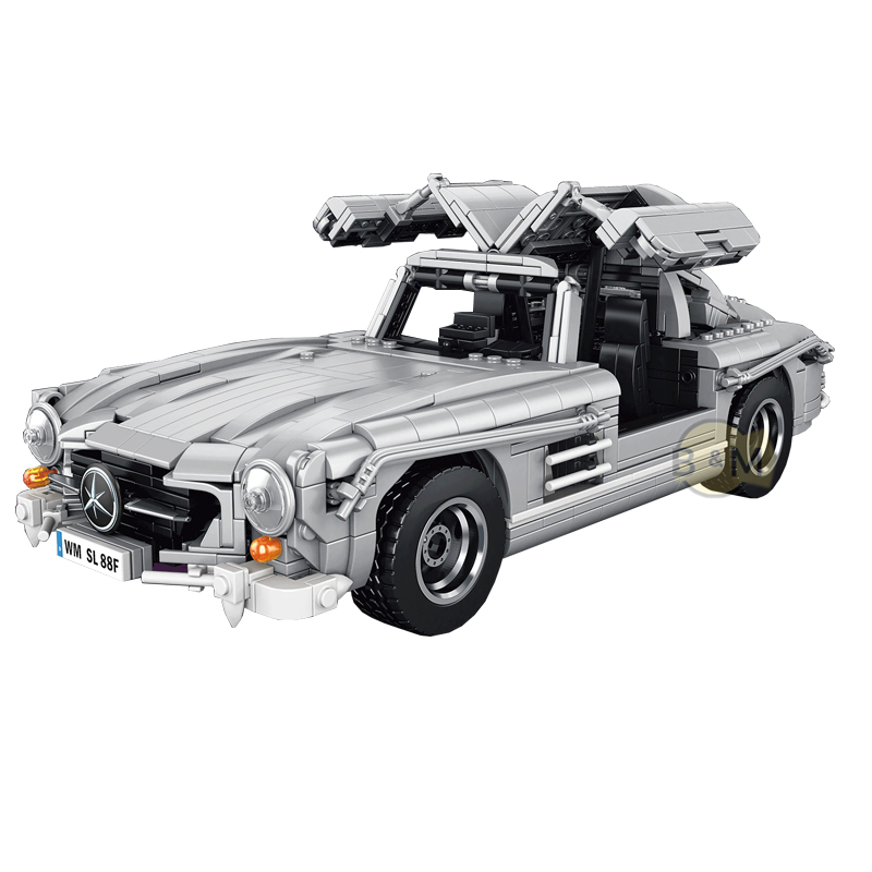 

2021 NEW delorean Back to the Future Time Machine Car Building Blocks Children's Toys Birthday Christmas Gifts