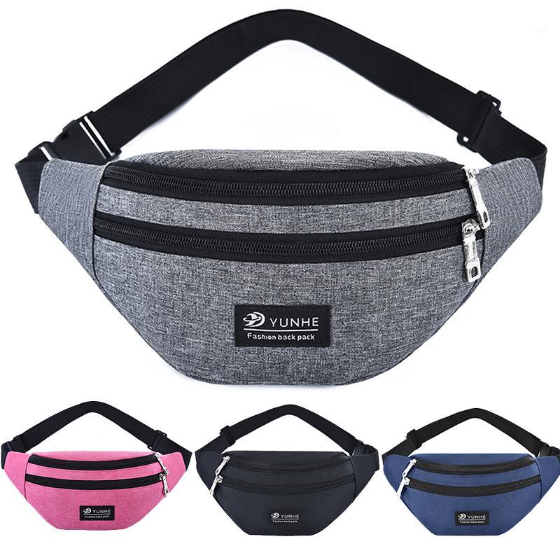 

Waterproof Men Female Casual Functional Waist Bag Women`s Belt Bag Travel Purse Pouch for Phone Fanny PackHip Bum Bags1, Black