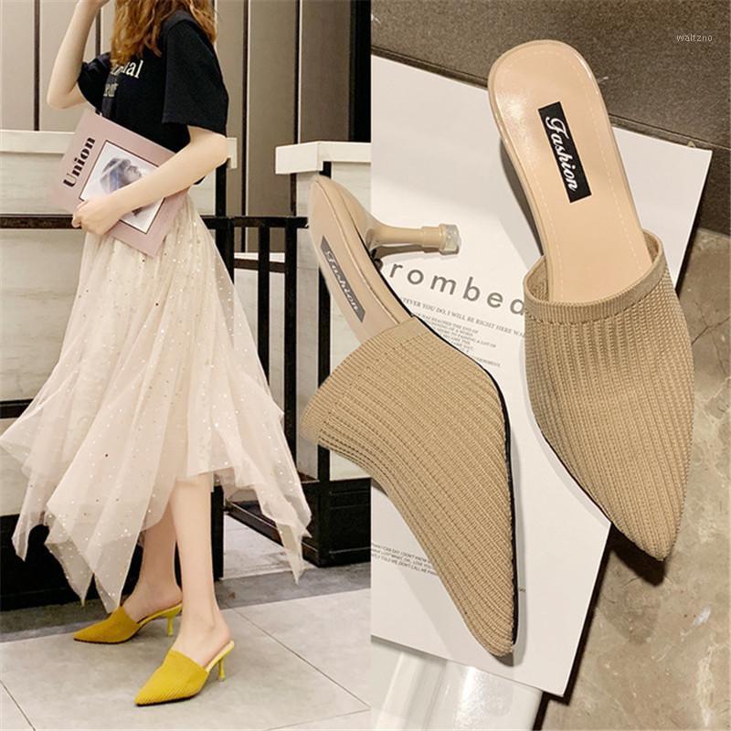 

2020Women's sandals High Heels Summer Shoes Women Plaid Ladies sandal Sexy Party sandals1, Black