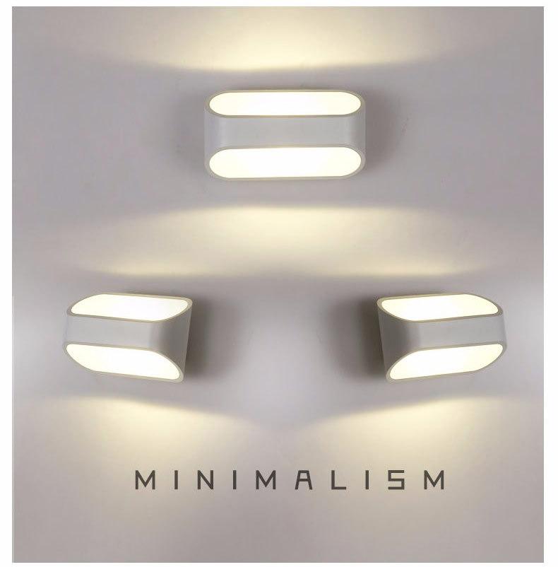 

2020 NEW 5W Led Wall Lampup and down Warm Light For Living Room Bed Room Modern Bedroom Wall Lighting Aluminum Led Nordic Light