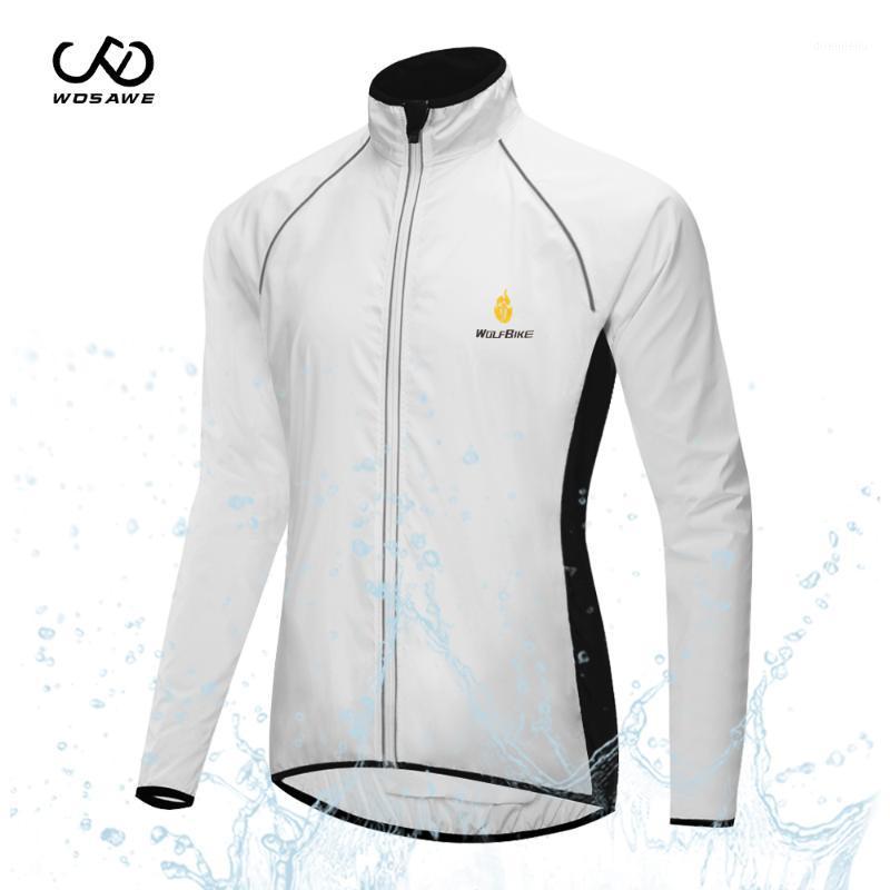 

WOSAWE Windproof Cycling Jackets Men Women Riding Waterproof Cycle Clothing Bike Long Sleeve Jerseys Wind Coat Splashproof1, Black