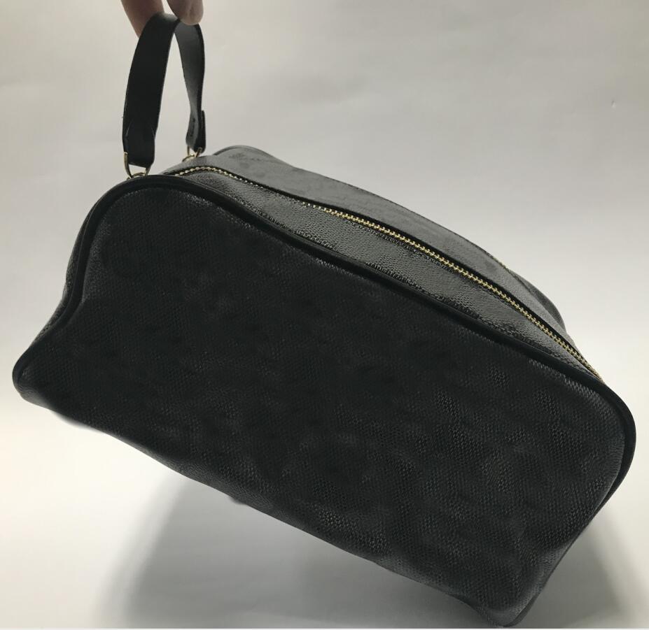 

Best selling quality men travelling toilet bag fashion women wash bag large capacity cosmetic bags makeup toiletry bag Pouch 26CM, Brown flower