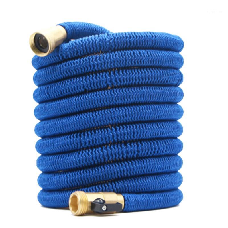 

Garden Hose Water Hose Expandable Hose,No-Kink Flexible Expanding Water with 4 Layer Latex Core, 3/4 Solid Brass Fittings f1, Blue