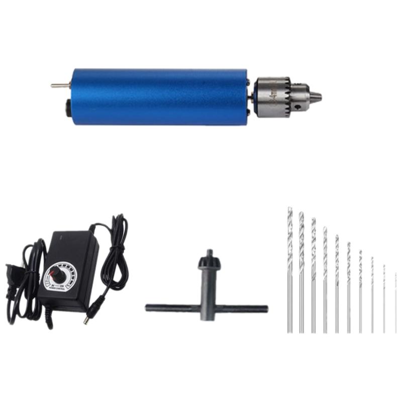 

Mini Electric Grinder Stepless Speed Regulation Handheld Multifunctional Small Metal Electric DrillUS Plug