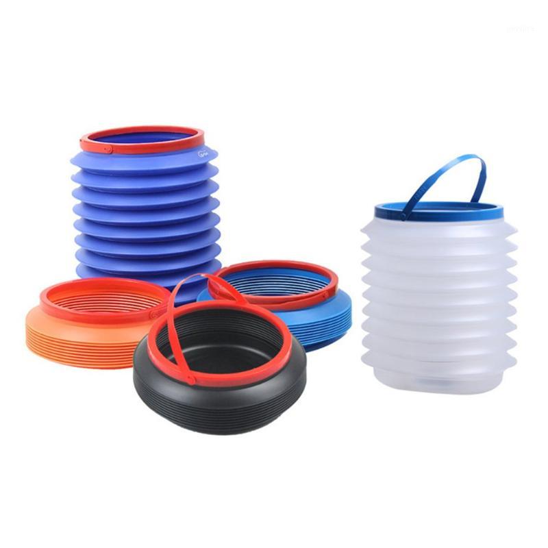 

Car Barrel Collapsible Bucket Multi-function Storage Box Storage Barrel Car Inside Trash Can Portable Black1