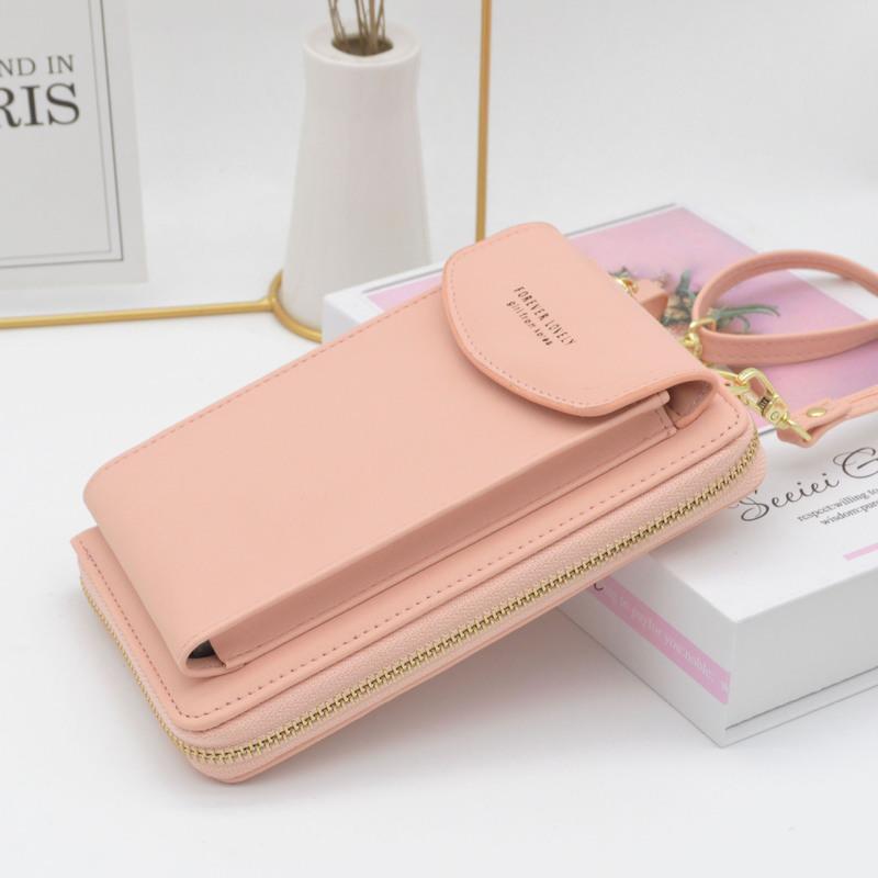 

Long Mobile Phone Bag Female Multi-function Female Messenger Bag Shoulder Lady Wallet Monederos Para Mujer Monedas Y Tarjeta, Black