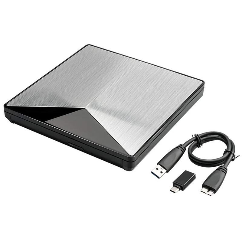 

CD DVD Player DVD Drive USB 3.0 Type C Drive for Laptops Windows Linux