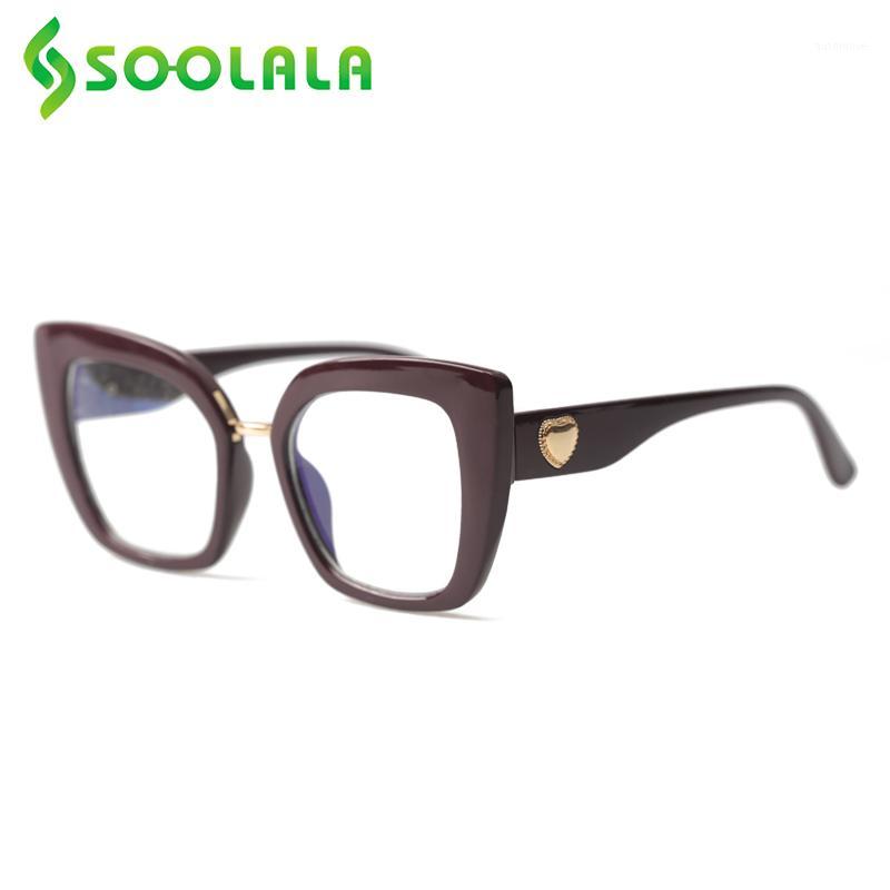 

SOOLALA Anti Blue Light Cat Eye Reading Glasses with Heart Women Presbyopic Glasses 0.5 0.75 1.0 1.25 1.5 1.75 2.0 2.5 to 4.01