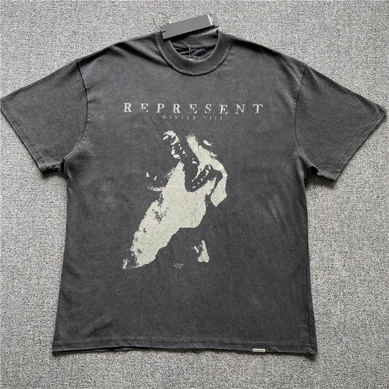 

2022ss T Shirt Men Women 1 Quality Vintage Oversized T-shirt Top Tees
