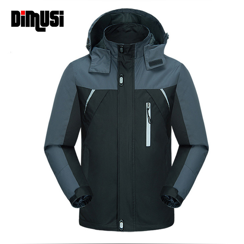 

New Spring Autumn Causal Jacket Men Jackets Man Army Outwear Waterproof Windbreaker Coats Brand Clothing 4XL, Black