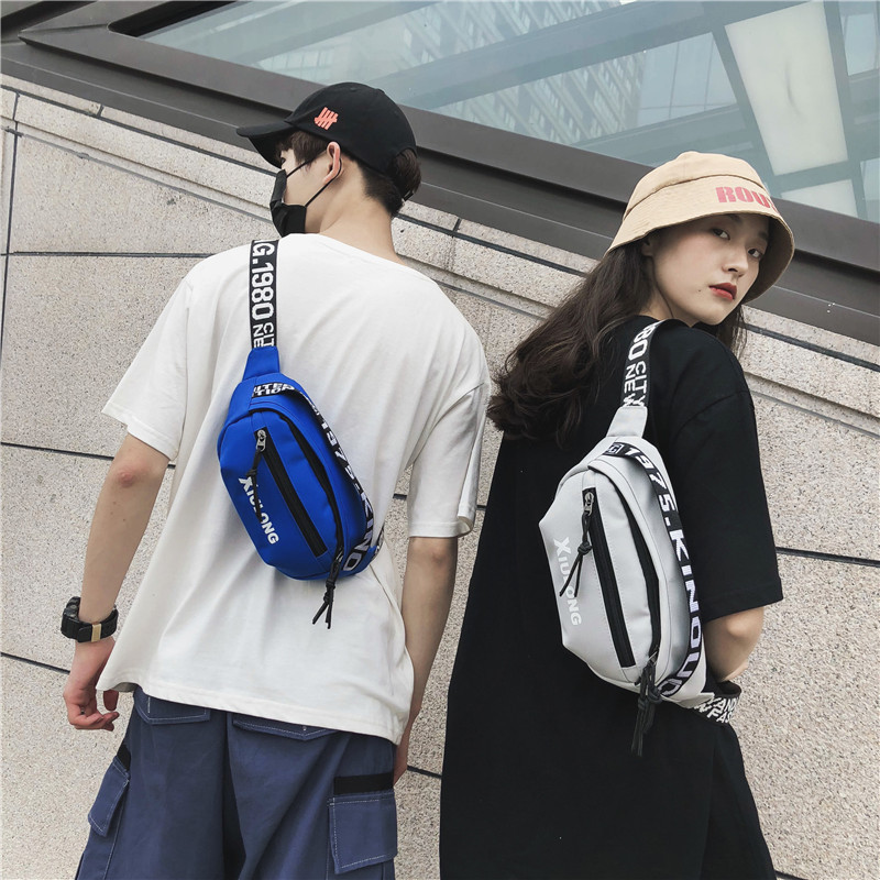 Foreign trade wholesale new Xinglong letter print fashion trend pockets Oxford Bracelet fashion couple diagonally broke