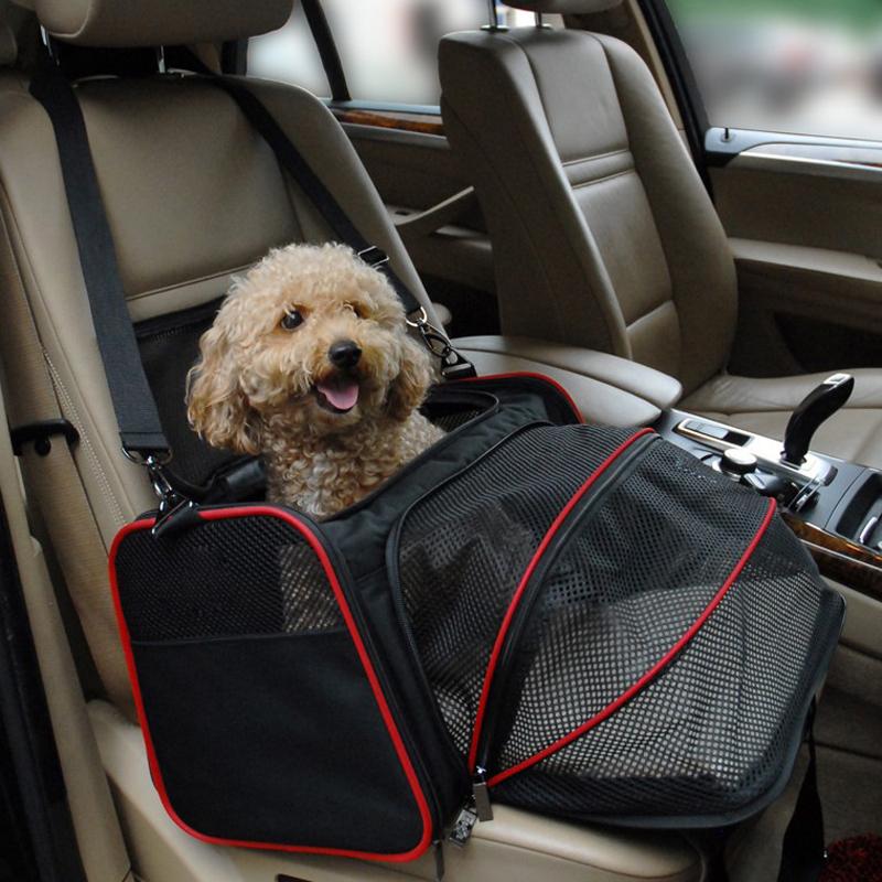 

Dog Cat Travel Basket Pet Carrier Bag Oxford Expandable Shoulder Bag Outdoor Car Travel Accessories for Puppy Kitten Small Dogs