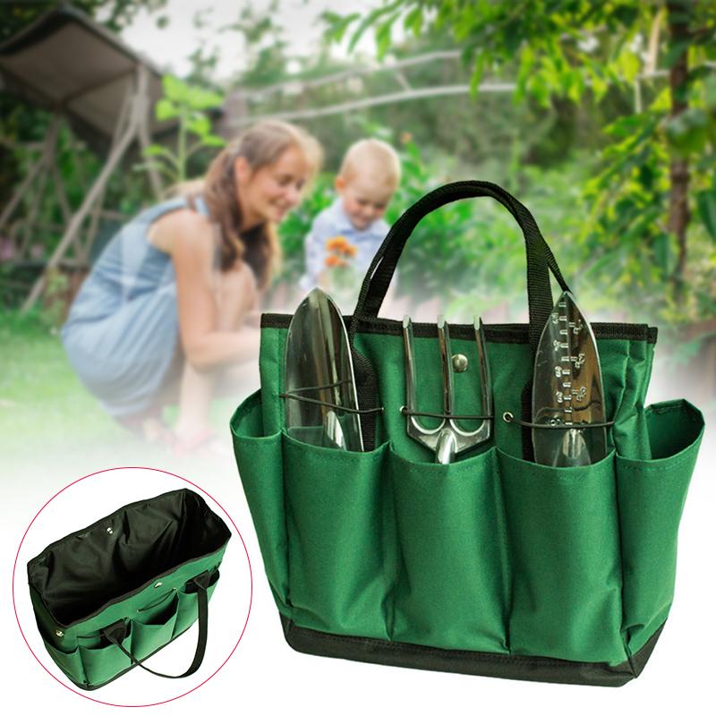 

Garden Tools Bag Durable 600D Oxford Fabric Garden Bucket Bag Portable Organizer for Gardening Tools Storage THJ99