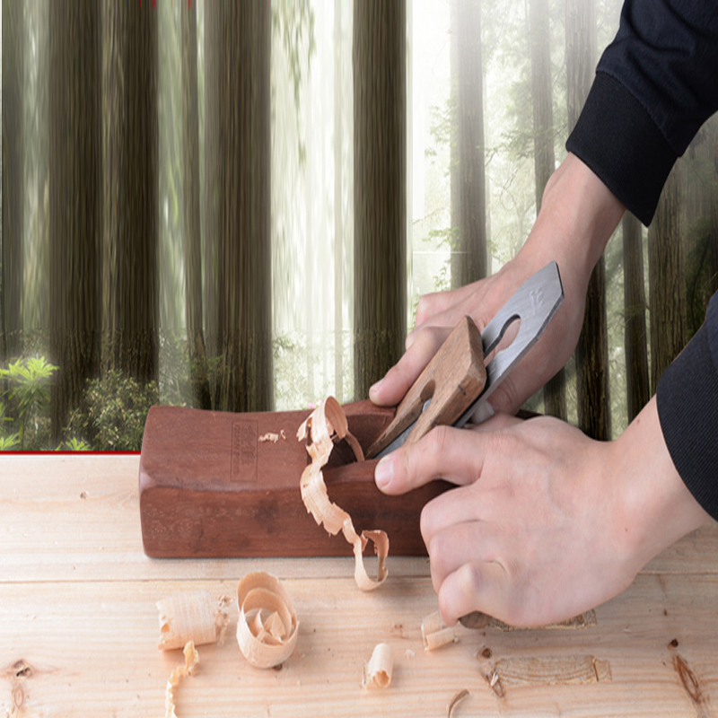 

Hand Plane Wood Planer Rosewood Plane Flat Wood Bottom Edged Blades Carpenter Tools Work Woodworking FQ-019