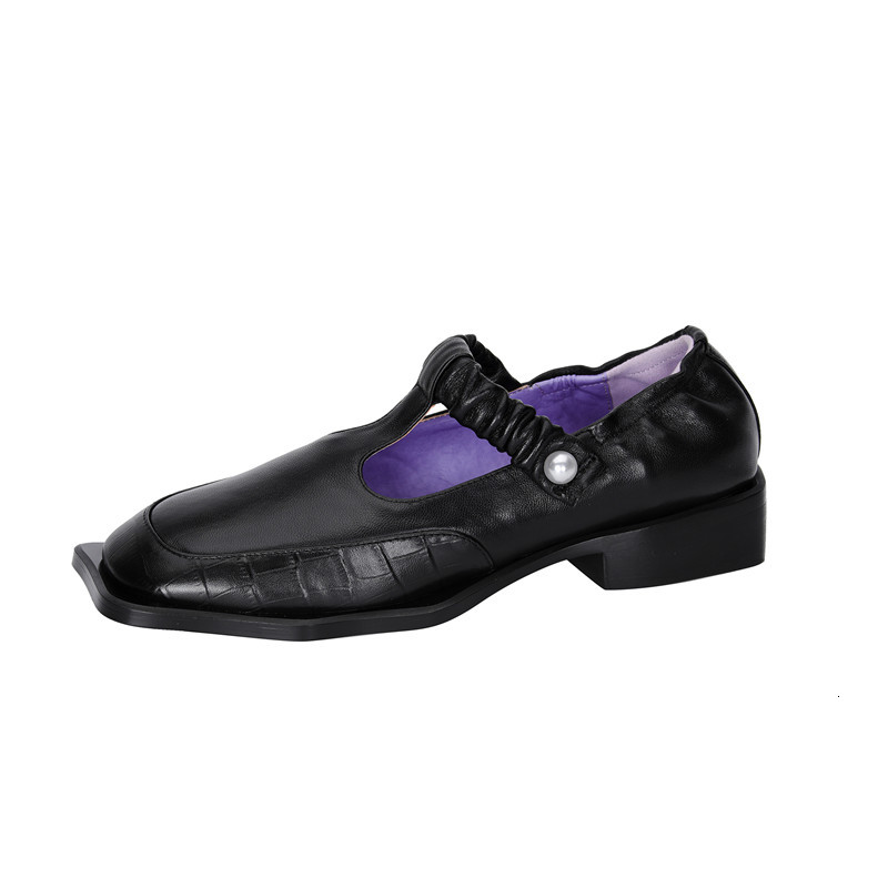 

2021 New Large 34-42 Only Genuine Female Jumps Ladies Shoes HMZK, Black