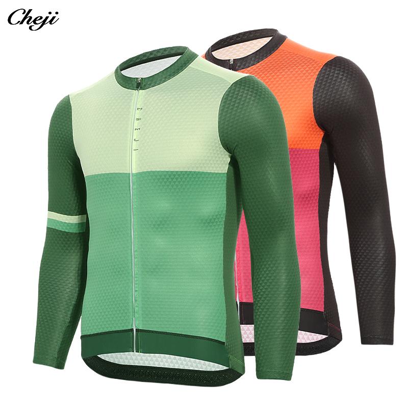 

Racing Jackets CHEJI 2022 Quick Drying Long Sleeve Cycling Jersey Top MTB Bicycle Men Clothing Jacket Mountain Bike Sportswear Shirt, Jersey long sleeve