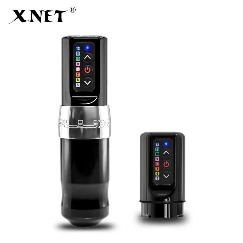 

XNET Professional Wireless Tattoo Machine Pen Strong Brushless Motor Fast Charging 2400 mAh Lithium Battery for Artist Body