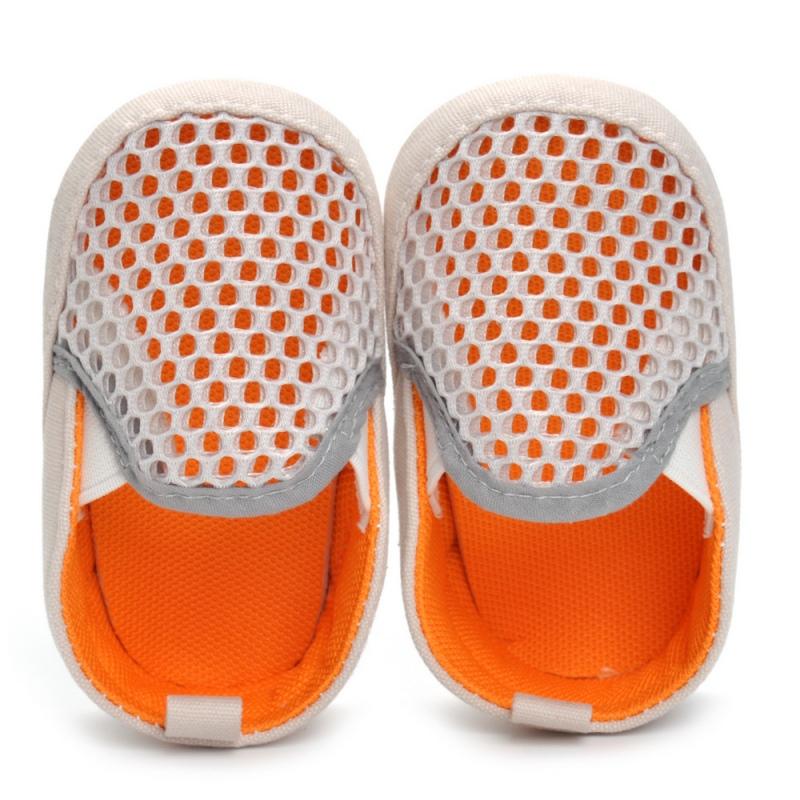 

Baby Girl Shoes Mesh Fashion Baby Shoes First Walker Newborn Girl Cotton Cloth Cute Prewalker, Orange
