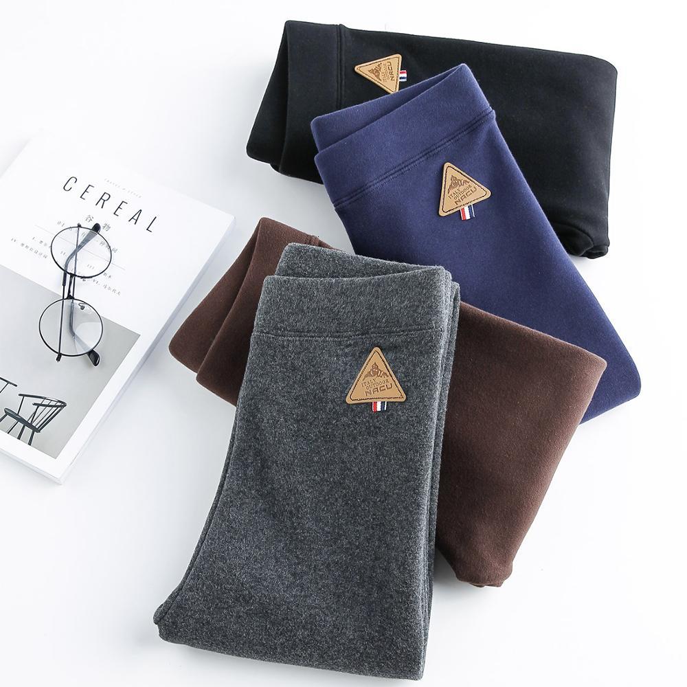 

2021 New Fashion Autumn Winter Women's Warm High Waist Thick Veet Legging Solid All-match Sexy Leggings Cu7h, Dark gary-bao