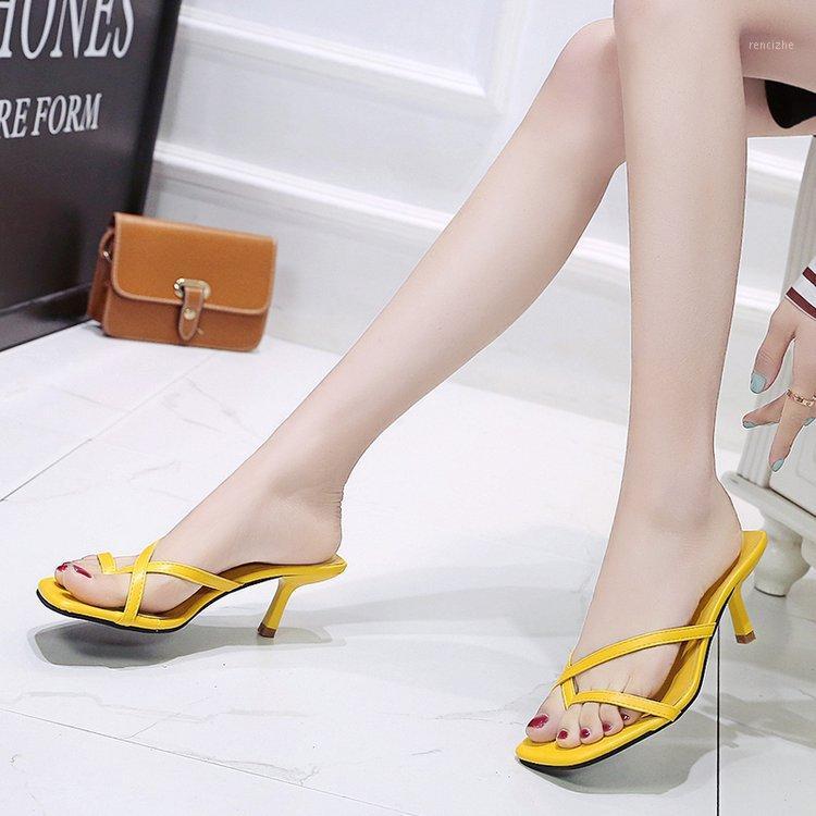 

Women's Comfortable High Heels Women's Casual Big Toe Foot Correction Sandals Orthopedics Hallux Toe Corrective Shoes 20201, Yellow