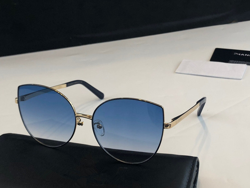 

4930 Fashion New Style Ladies Sunglasses Retro Cat Eye Frame Retro Punk Style Glasses High Quality UV400 Protection With High Quality Box, White;black