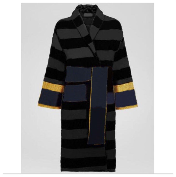 

Hot New Men Home Sleepwear Luxurys Fashion Unisex Bathrobe Long Sleeve Women Sexy Robes High Quality Hotel Pajamas Night Gown Sleeping Tops, Black;brown