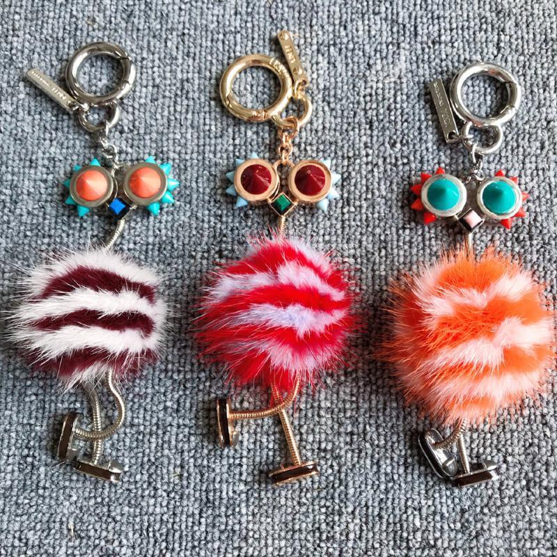 

Personality Keychain Luxury Real robot Keyring For Women's Car Trinkets Charm Bag Pendant Accessories Chains1