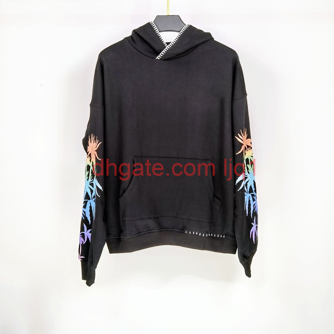 

ens Hoodie Sweatshirt Hip Hop Top Quality Fashion Men Women Stylist Hoodie Street Style Long Sleeve Pull String Hooded Sweatshirts, Black
