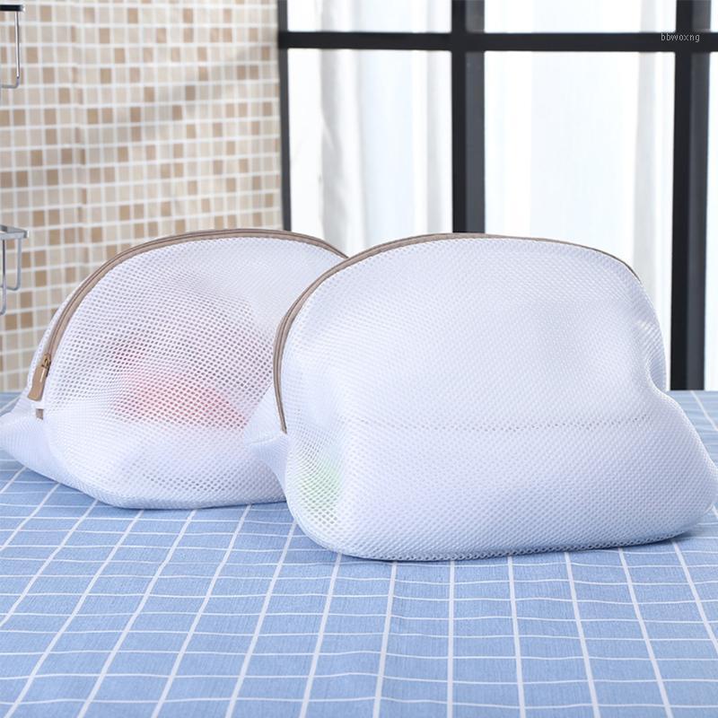 

For Shoes Washing Net Laundry Bag Bra Clothes Machine Modern Protection Container Socks Folding With Zipper Home Polyester1