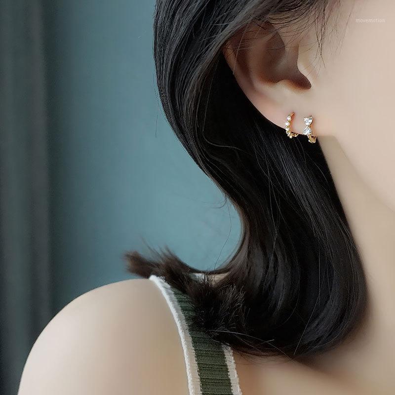 

Genuine 925 Sterling Silver Bowknot and Zircon Small Hoop Earrings Cute Dainty Cartilage Earrings Huggie Hoops for Women Girls1