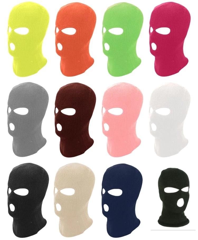 

3 Hole Full Face Mask Ski Mask Winter Cap Balaclava Hood Motorbike Motorcycle Helmet Full Face Helmet Army Tactical Mask, Do not order this option/not ship
