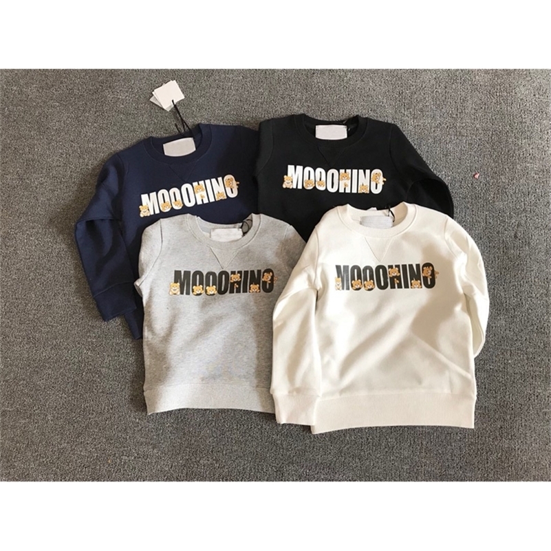 

Autumn and winter fashion children's top, boys' and girls' outerwear, 3-10-year-old children's clothes, baby long sleeve T-shirt 201104