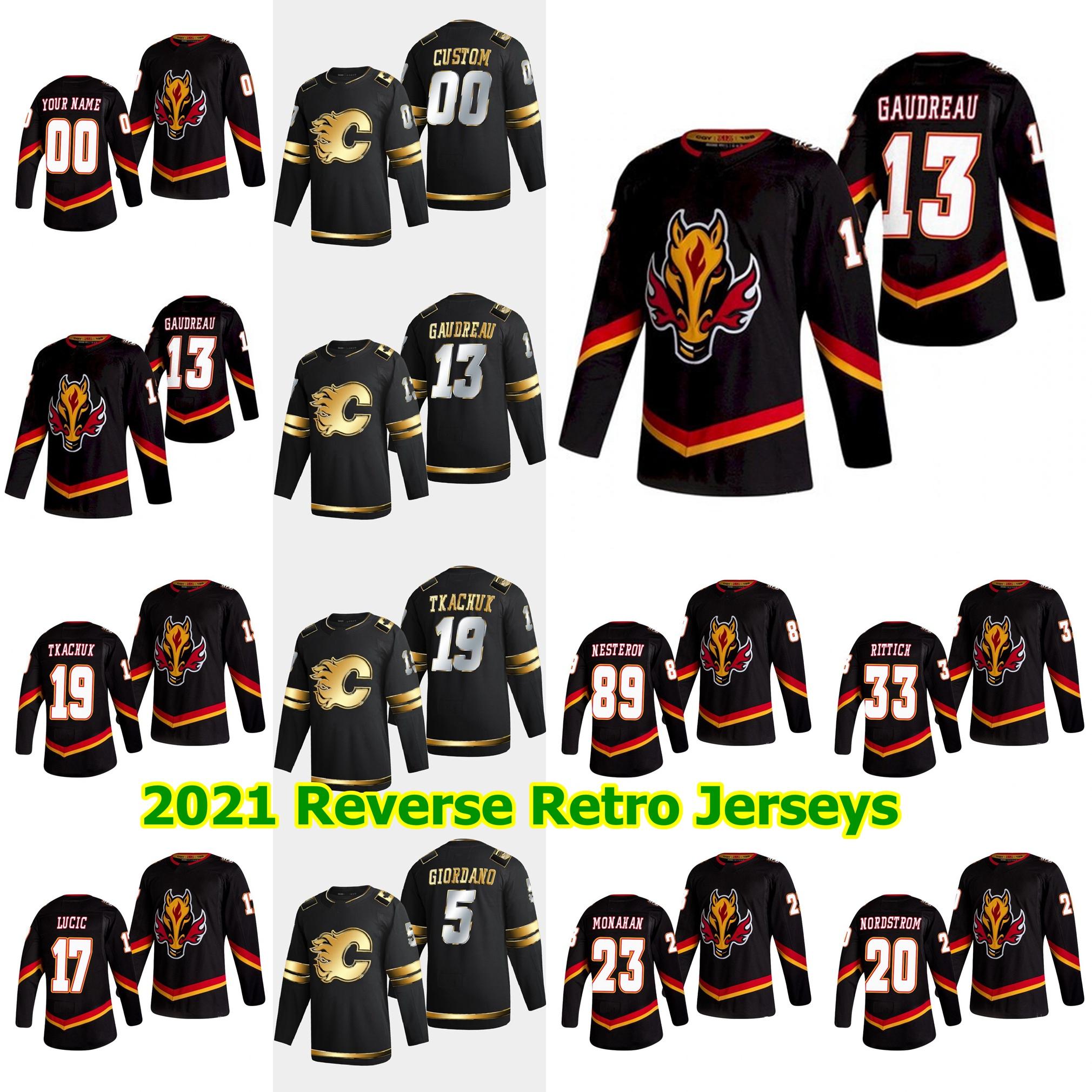 

Calgary Flames 2021 Reverse Retro Hockey Jerseys Alexander Yelesin Jersey Louis Domingue Jacob Markstrom Artyom Zagidulin Custom Stitched, Colour 12