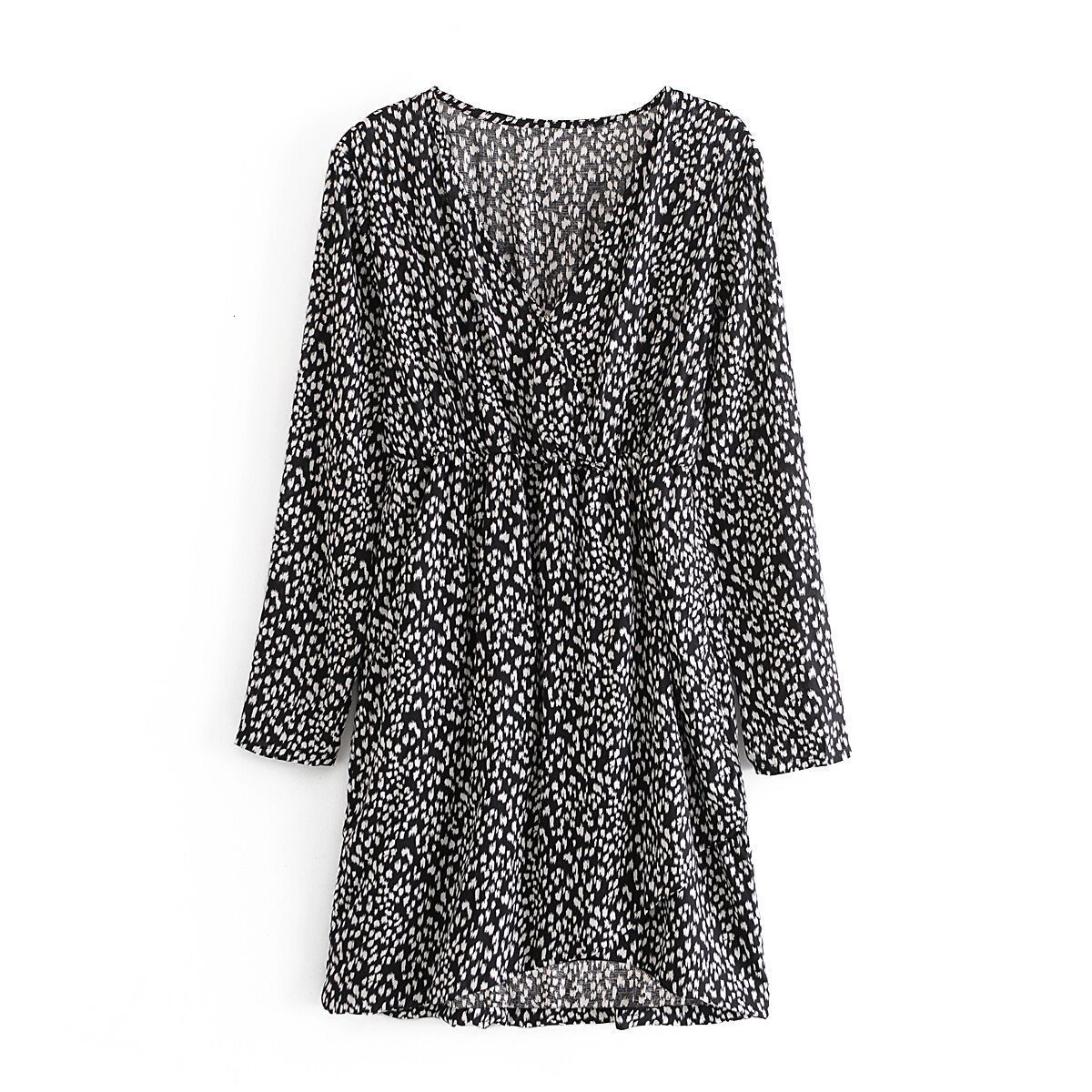 

2021 New Wind Restoring Ancient Ways Women's Clothing Wholesale Summer v Is Gotten Leopard Print Long-sleeved 6i9q, See chart