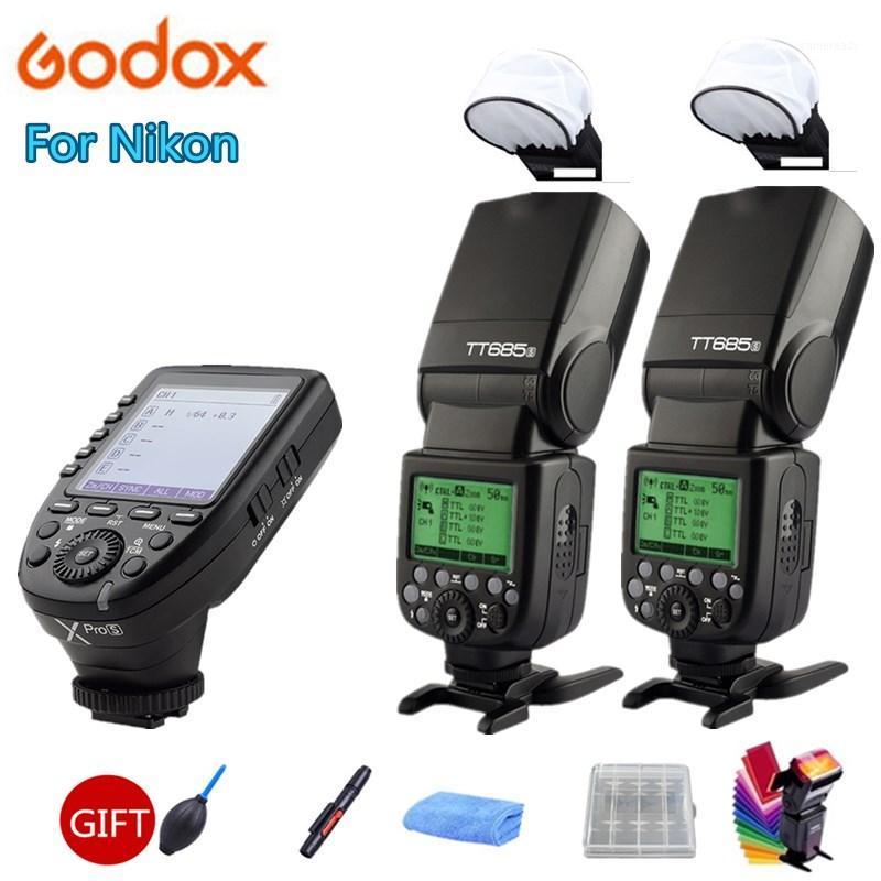 

Godox685S GN60L HSS 1/8000s Flash Speedlite Light + Xpro-S Trigger Transmitter for A77II A7RII A7R A58 A99 + Gift Kit1